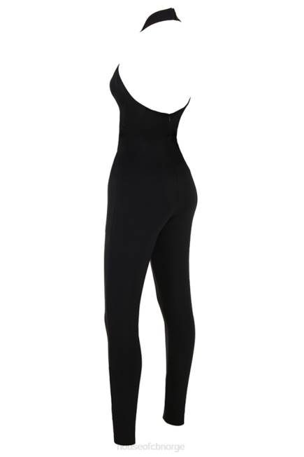 klær anaise svart korsett bandasje jumpsuit House of CB J6RL867