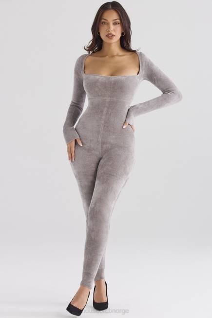 klær isis mink heavy chenille loungewear jumpsuit House of CB J6RL881