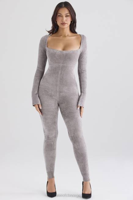 klær isis mink heavy chenille loungewear jumpsuit House of CB J6RL881
