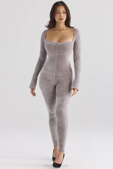 klær isis mink heavy chenille loungewear jumpsuit House of CB J6RL881