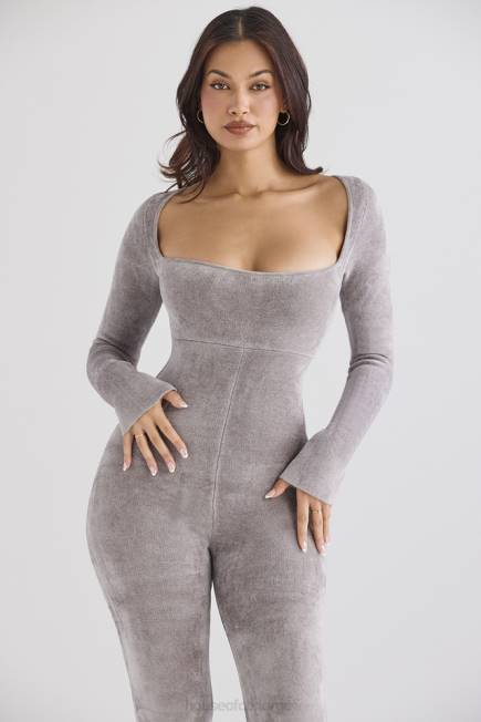 klær isis mink heavy chenille loungewear jumpsuit House of CB J6RL881