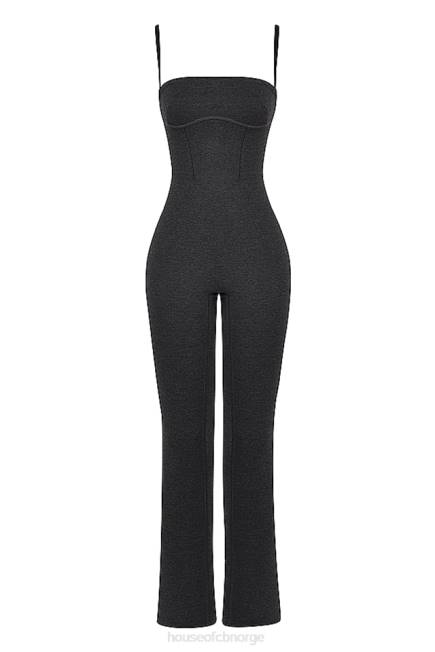 klær luisa charcoal loungewear jumpsuit House of CB J6RL885