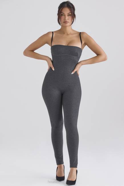 klær luisa charcoal loungewear jumpsuit House of CB J6RL885