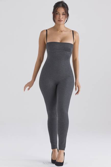 klær luisa charcoal loungewear jumpsuit House of CB J6RL885