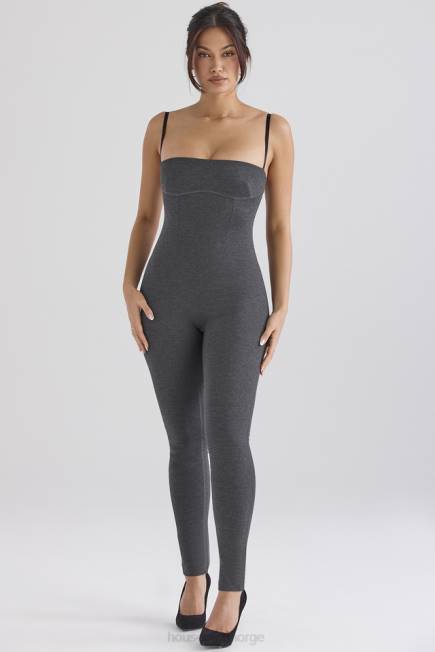 klær luisa charcoal loungewear jumpsuit House of CB J6RL885