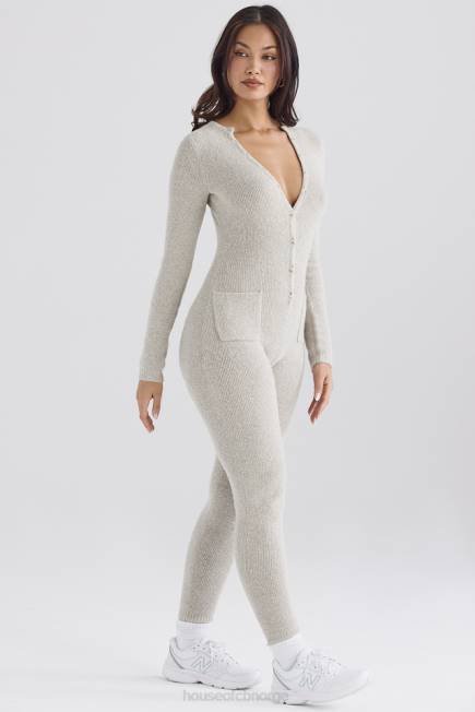 klær tiggy opal marl loungewear jumpsuit House of CB J6RL1056