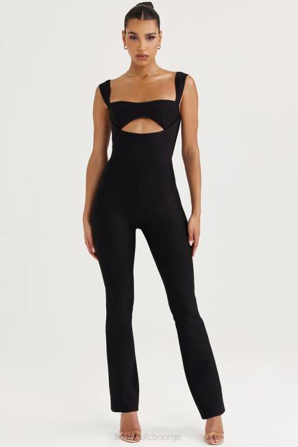 klær yasmeen svart bandasje jumpsuit House of CB J6RL933