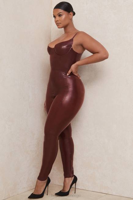 klær lia rosin latex leggings med høy midje House of CB J6RL1003