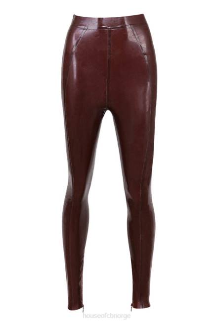 klær lia rosin latex leggings med høy midje House of CB J6RL1003