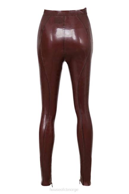 klær lia rosin latex leggings med høy midje House of CB J6RL1003
