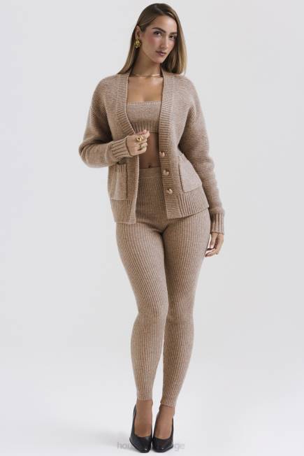 klær rosmina barley leggings i naturlig ull House of CB J6RL824