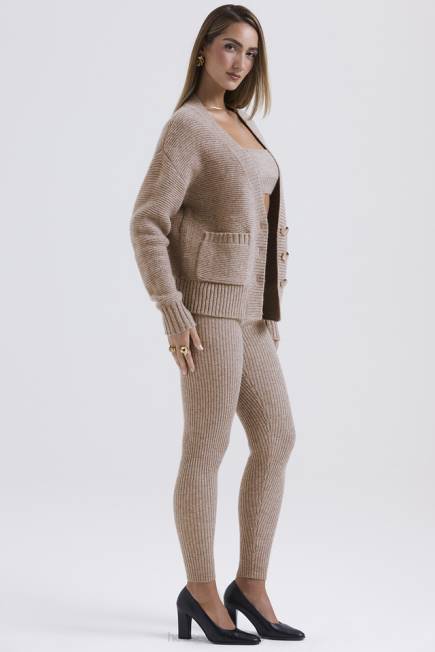 klær rosmina barley leggings i naturlig ull House of CB J6RL824