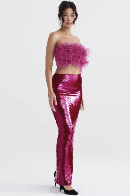 klær alexis hot pint paljett maxi skjørt House of CB J6RL887