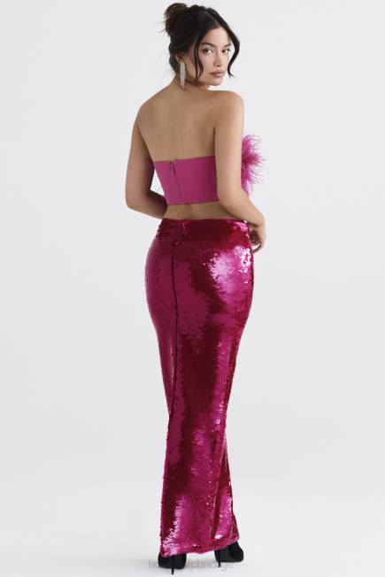 klær alexis hot pint paljett maxi skjørt House of CB J6RL887