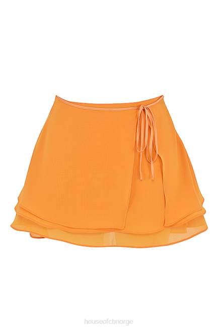 klær clarice mandarin flytende lagdelt miniskjørt House of CB J6RL918