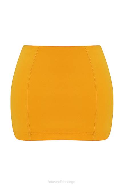 klær nisha tangerine skulptur miniskjørt House of CB J6RL846
