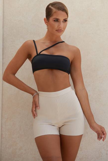 klær eden beige bandasjeshorts House of CB J6RL1016