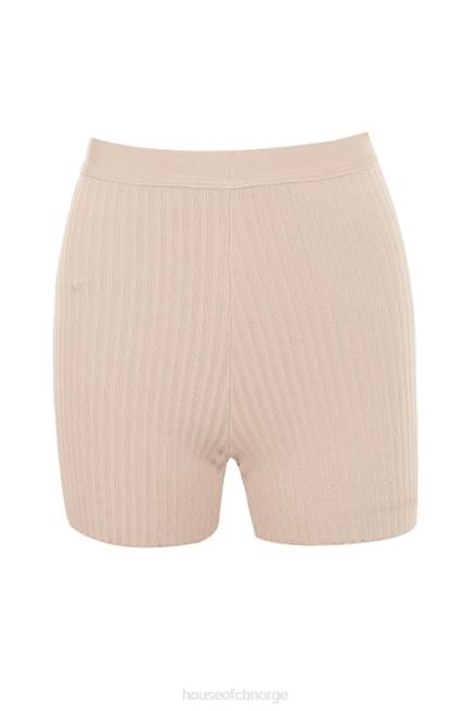 klær eden beige bandasjeshorts House of CB J6RL1016