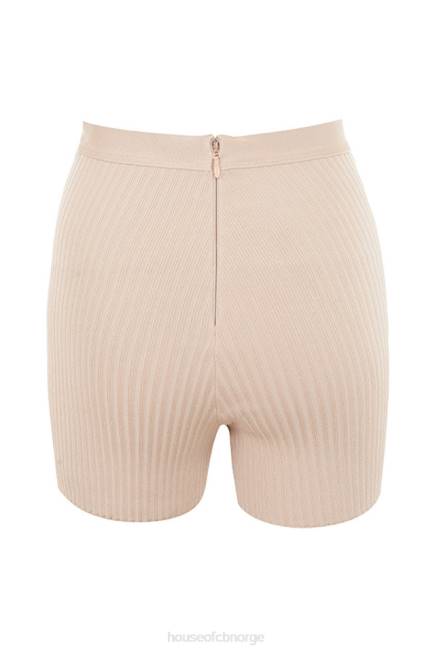 klær eden beige bandasjeshorts House of CB J6RL1016