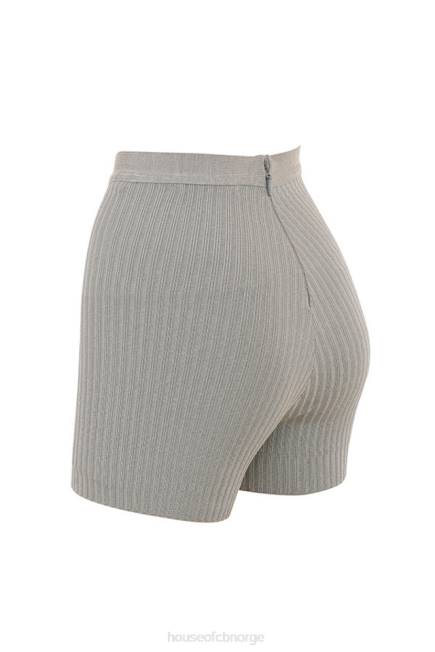 klær eden grå marl bandasjeshorts House of CB J6RL982