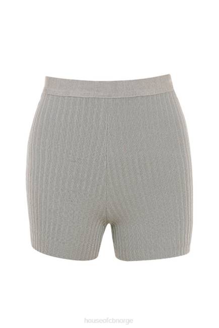 klær eden grå marl bandasjeshorts House of CB J6RL982