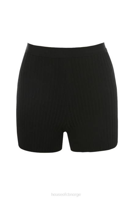 klær eden svart bandasjeshorts House of CB J6RL1014