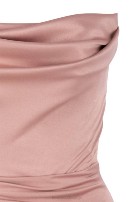 klær adrienne blush sateng stroppeløs kjole House of CB J6RL629