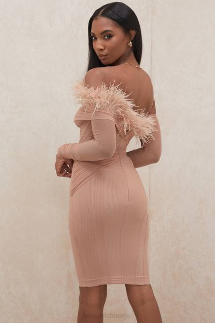 klær naira blush mesh korsettkjole House of CB J6RL589
