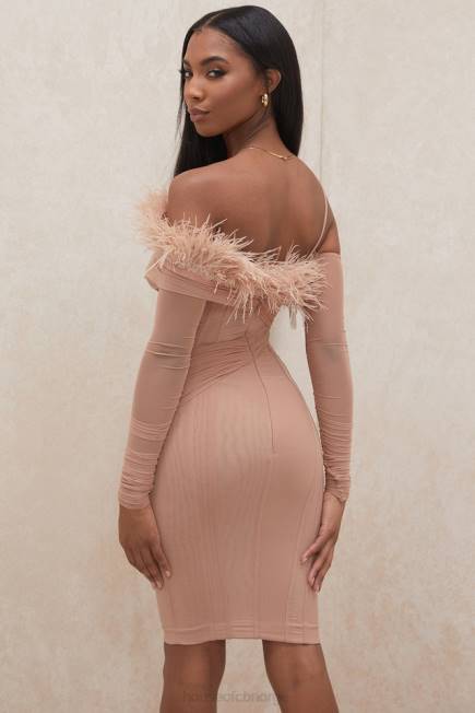 klær naira blush mesh korsettkjole House of CB J6RL589