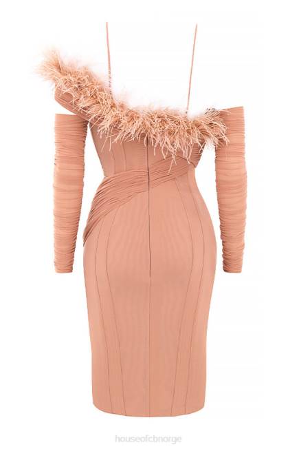 klær naira blush mesh korsettkjole House of CB J6RL589