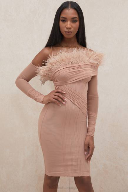 klær naira blush mesh korsettkjole House of CB J6RL589