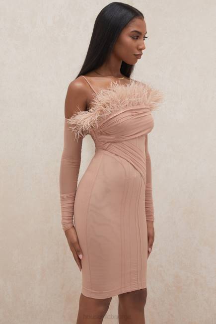 klær naira blush mesh korsettkjole House of CB J6RL589