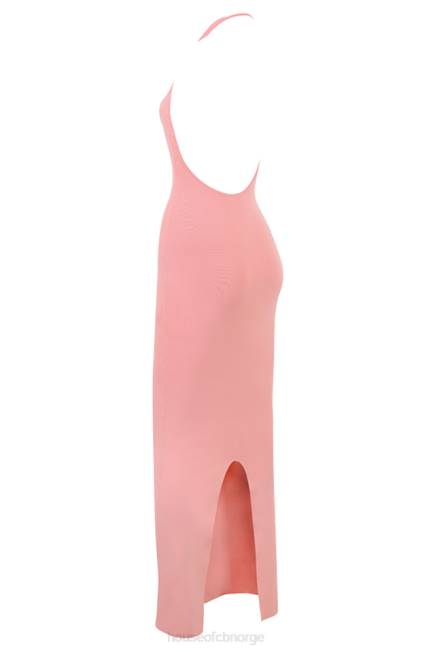 klær camelia aprikos stupe maxi kjole House of CB J6RL227