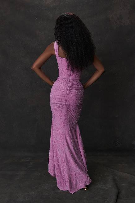 klær cesca rosa floral maxi kjole House of CB J6RL136