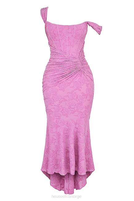 klær cesca rosa floral maxi kjole House of CB J6RL136