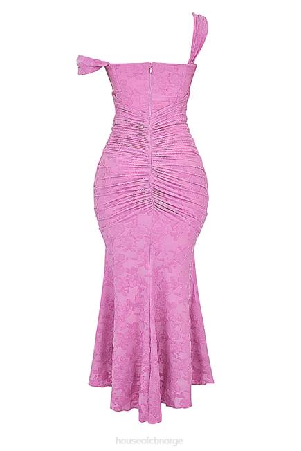klær cesca rosa floral maxi kjole House of CB J6RL136
