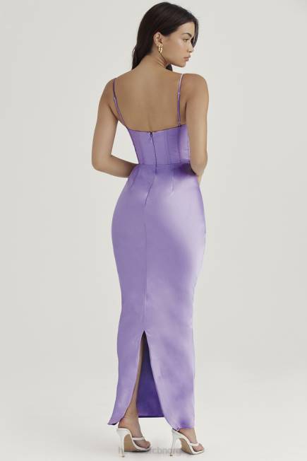 klær charmaine lavendel korsett maxi kjole House of CB J6RL423