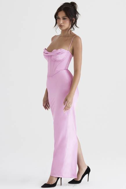 klær charmaine rosa korsett maxi kjole House of CB J6RL379