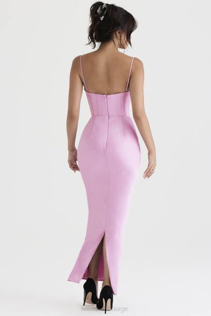 klær charmaine rosa korsett maxi kjole House of CB J6RL379