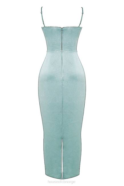 klær costanza lett jade maxi kjole House of CB J6RL254
