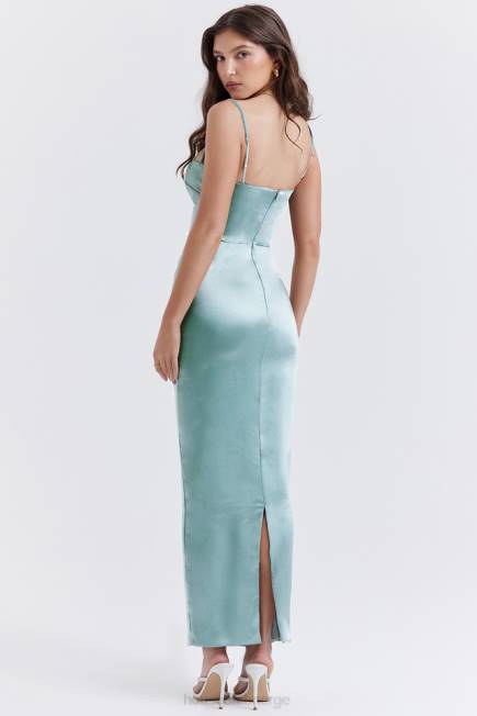 klær costanza lett jade maxi kjole House of CB J6RL254
