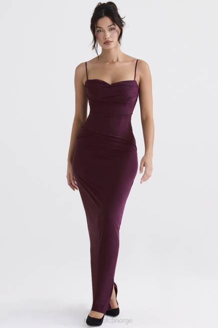 klær lani merlot korsett maxi kjole House of CB J6RL324