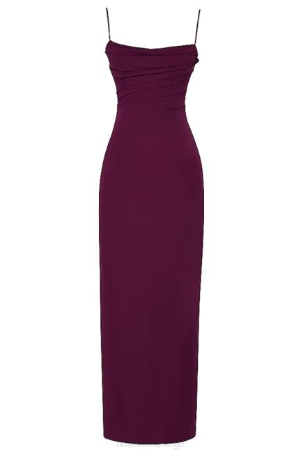 klær lani merlot korsett maxi kjole House of CB J6RL324
