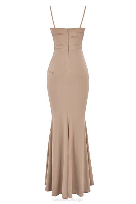 klær milena mandeljersey korsett maxi kjole House of CB J6RL462