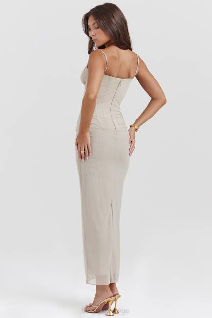 klær nalini sand maxi kjole House of CB J6RL153