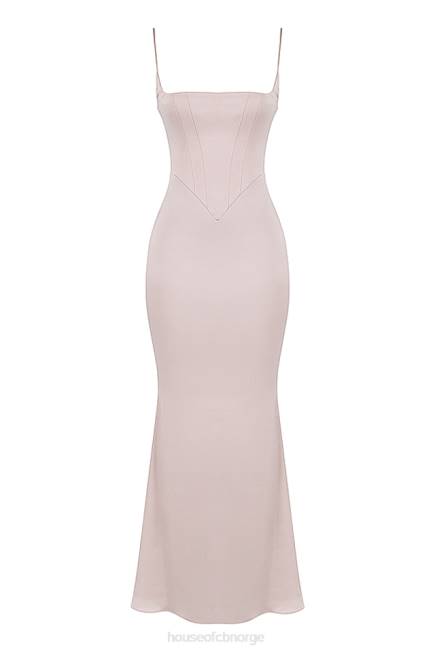 klær olivette krystall sateng korsett maxi kjole House of CB J6RL472