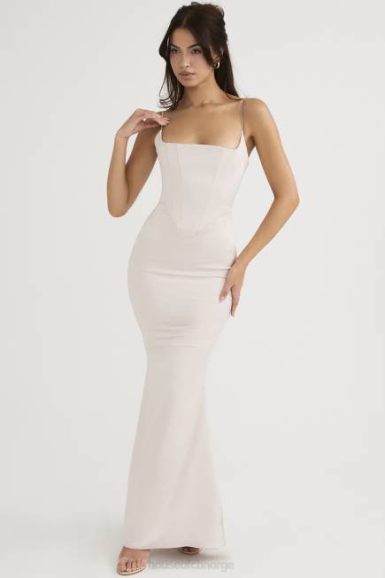 klær olivette krystall sateng korsett maxi kjole House of CB J6RL472