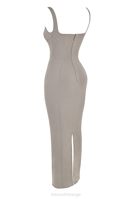 klær rea smoke bodycon maxi kjole House of CB J6RL371