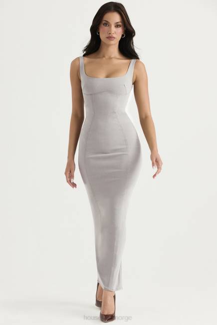 klær rea smoke bodycon maxi kjole House of CB J6RL371