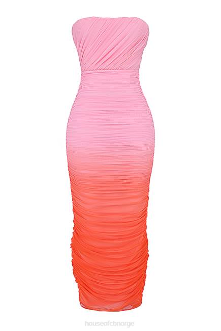 klær safir ombre samlet maxi kjole House of CB J6RL179